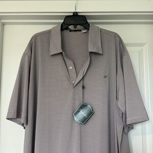 Wynlakes Golf Polo Striped NWT XXL